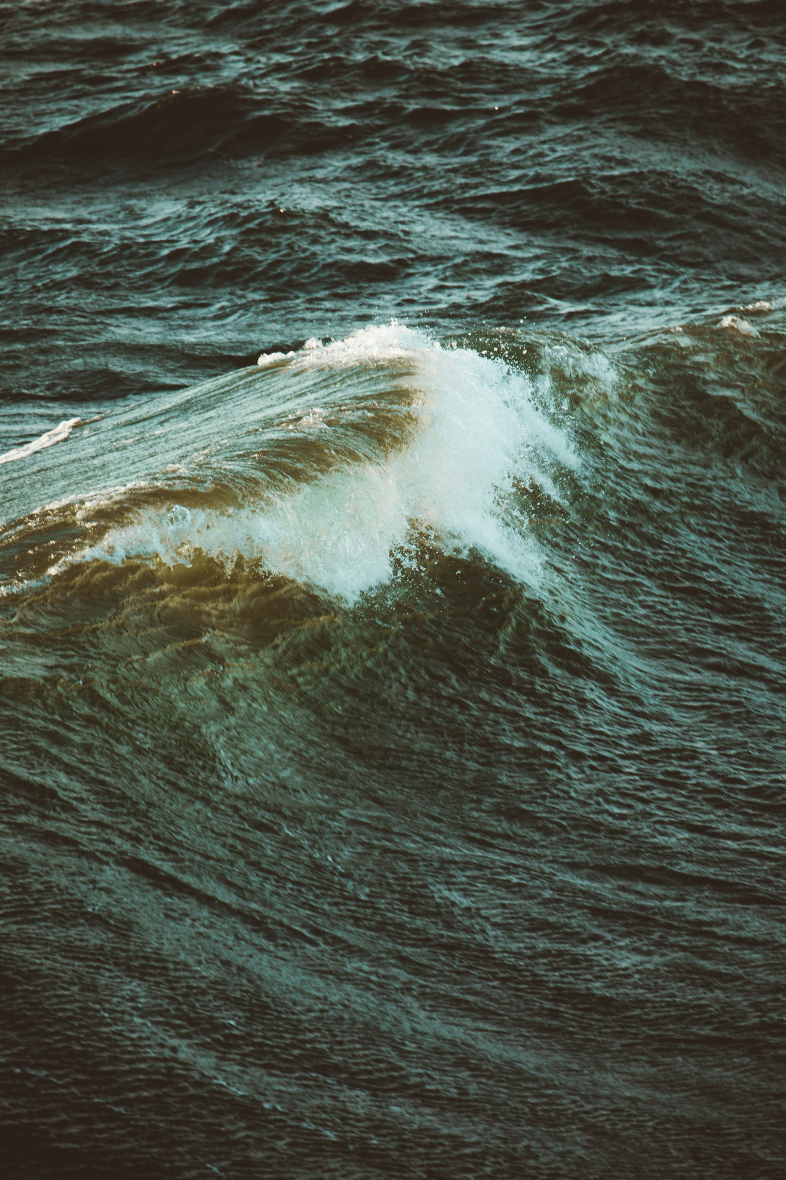Canon EF 70-300mm F4-5.6L IS USM sample photo. Wave of sea photography