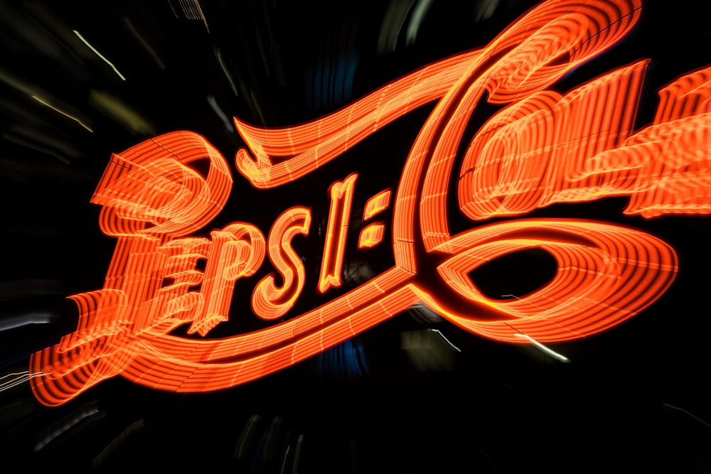Letrero de neón de Pepsi-Cola