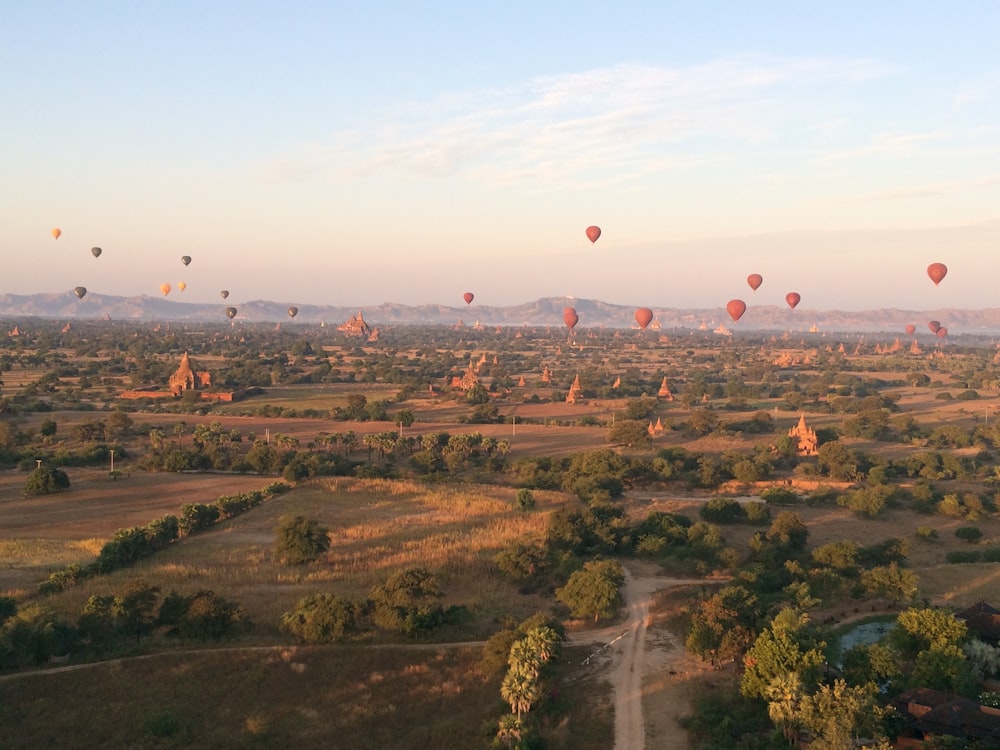 hot air balloon lot