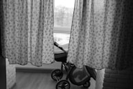 Close-up of safe and stylish materials used in a custom baby room design.