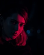 Side-by-side comparison of a portrait before and after applying a warm, moody Lightroom preset.