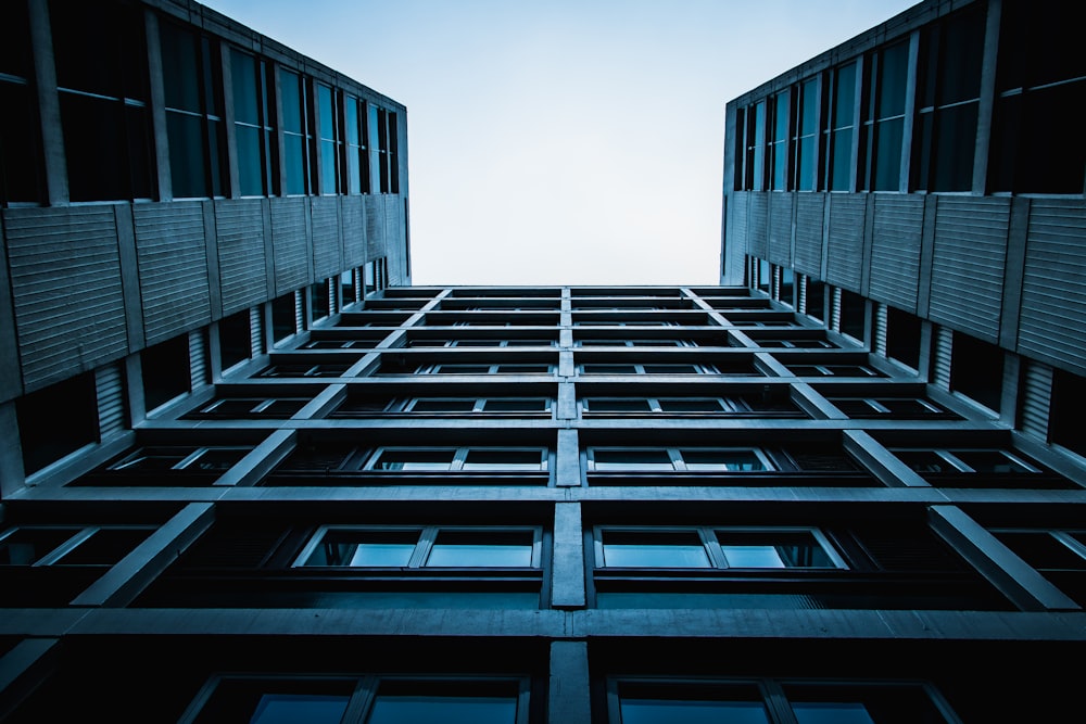 low angle photography of high-rise building