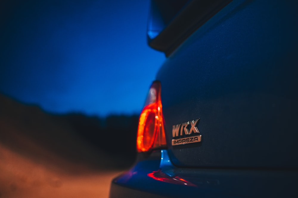 blu Subaru Impreza WRX