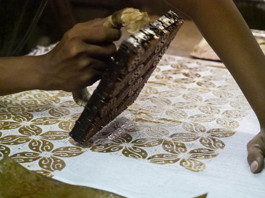 Kain Batik Cap Kawung