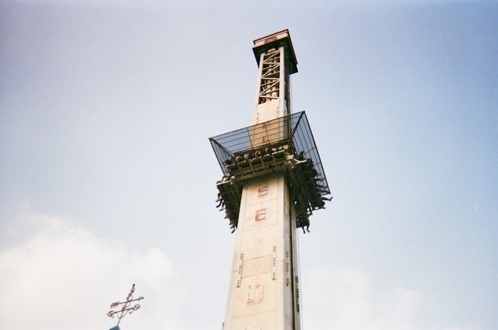 bottom view of watchtower