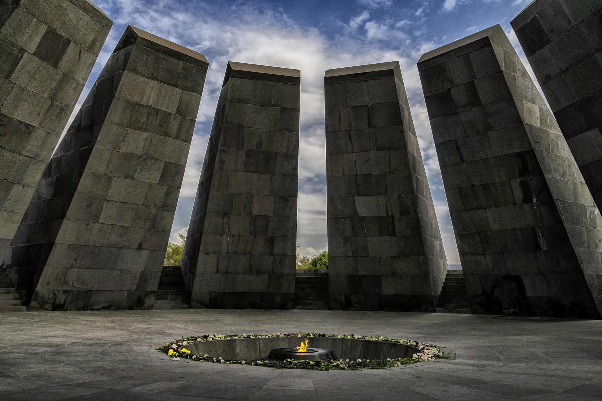 The Armenian Genocide Memorial in Yerevan, Armenia (Amir Kh via Unsplash)