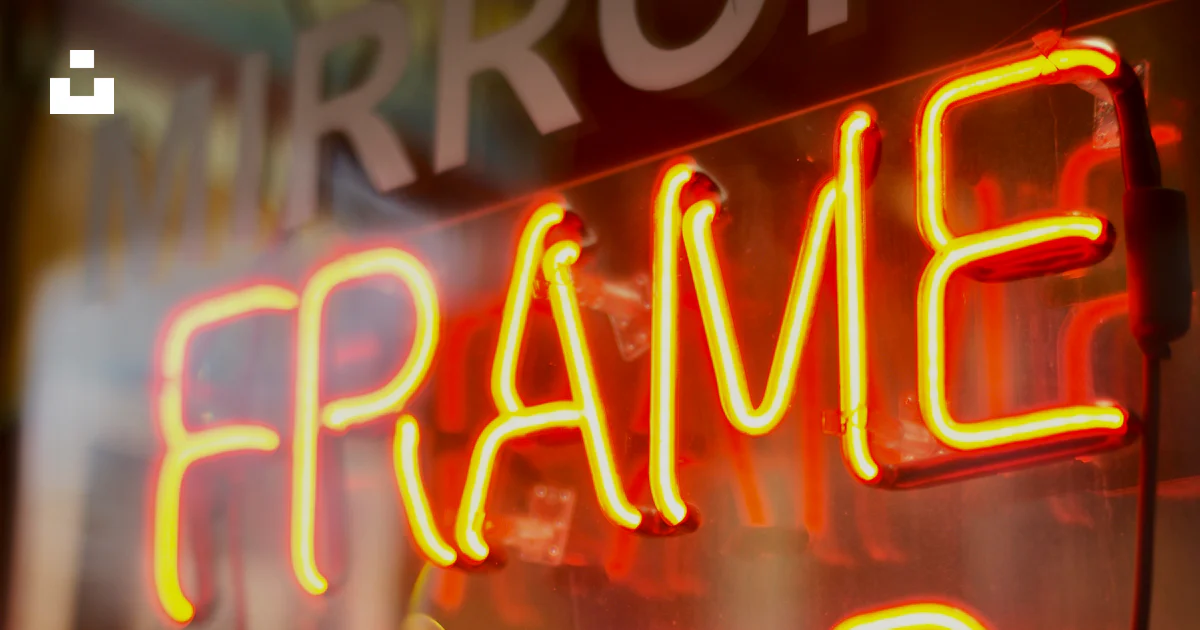 Neon Sign Window Frame Frame Shop neon signage turned on window photo – Free Neon Image on ...