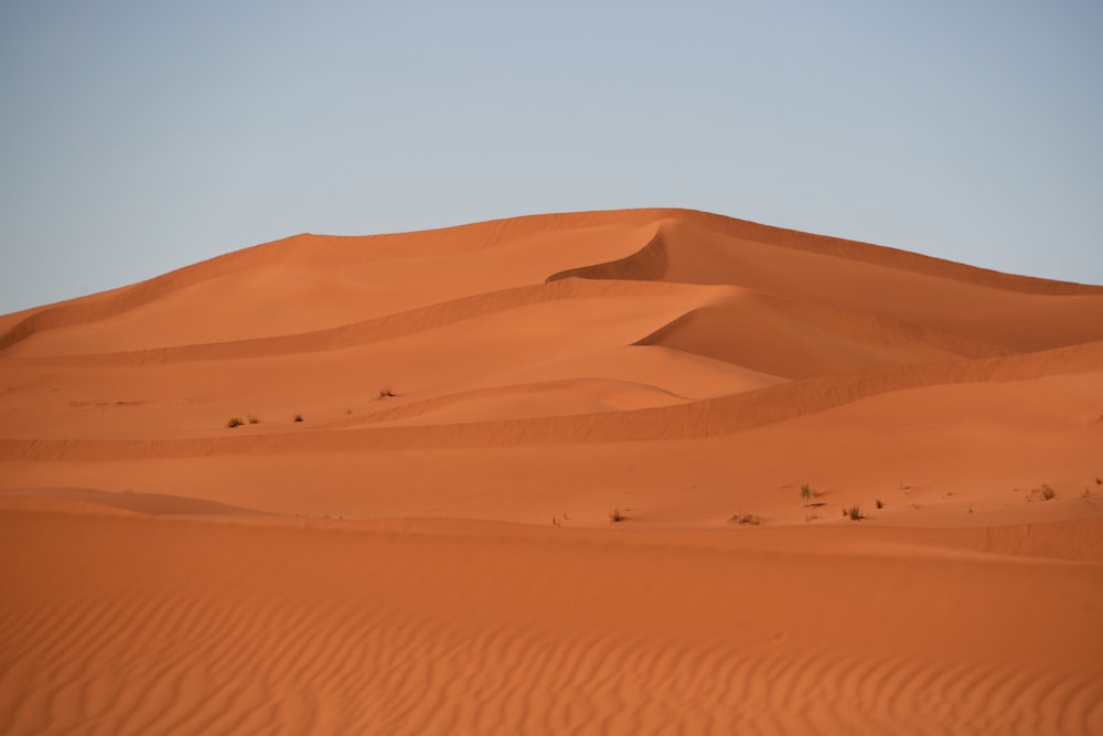 sand dune during daytime