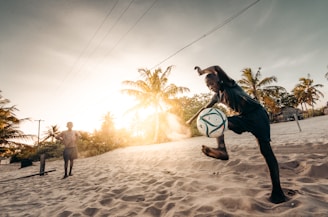 boy playing football