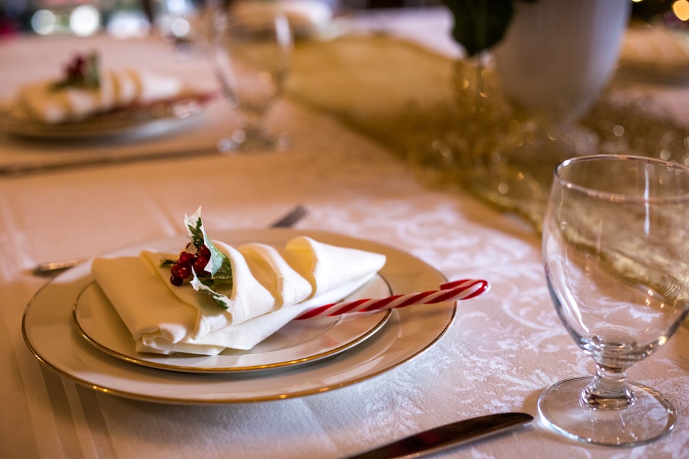 cooked food on white ceramic plate