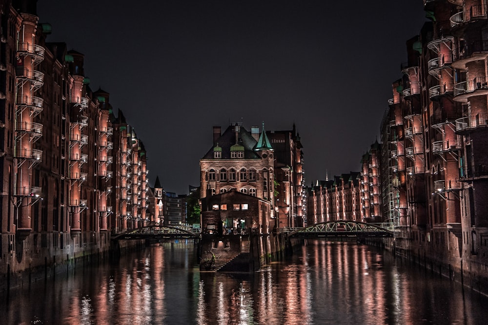 Venice, Italy at night