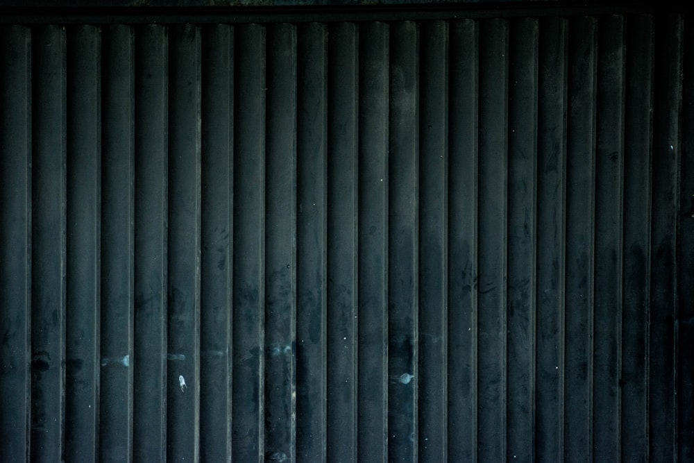 black and gray wooden door