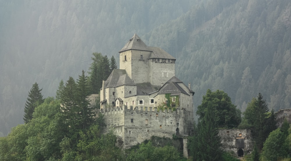 gray concrete castle during daytime