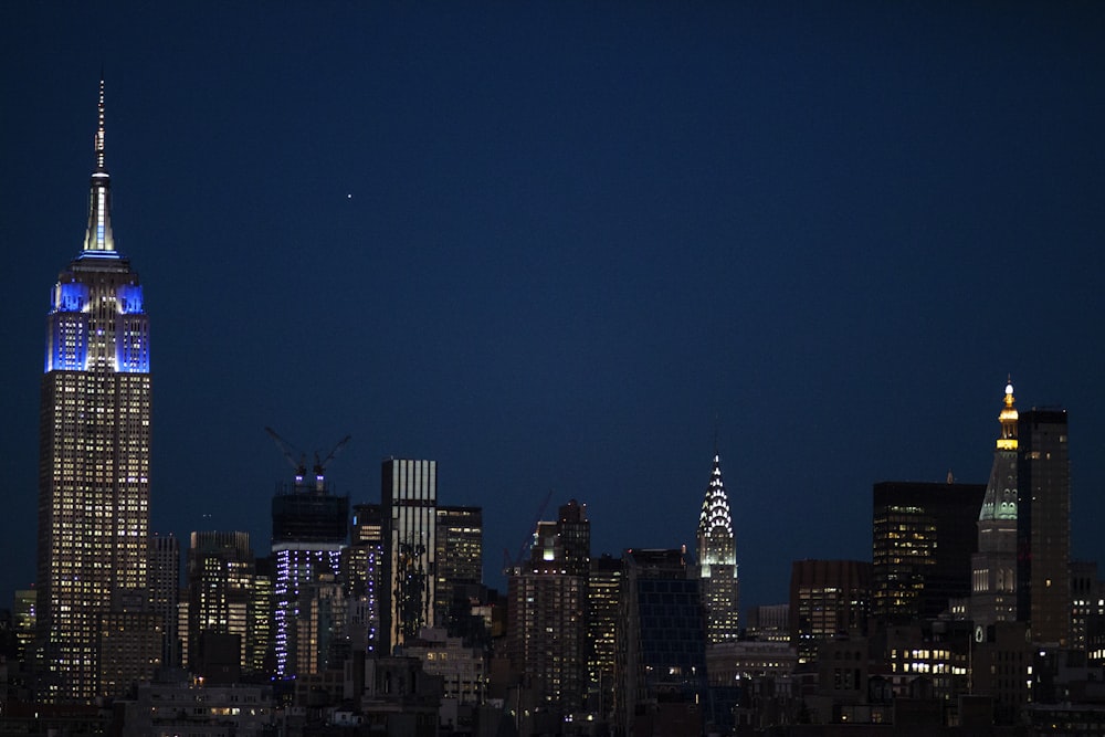 Empire State Building bei Nacht