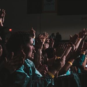 group of people clapping hands