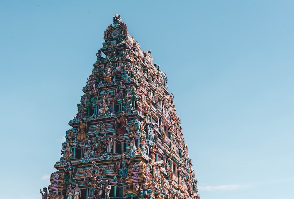 low-angle photography of pyramid building