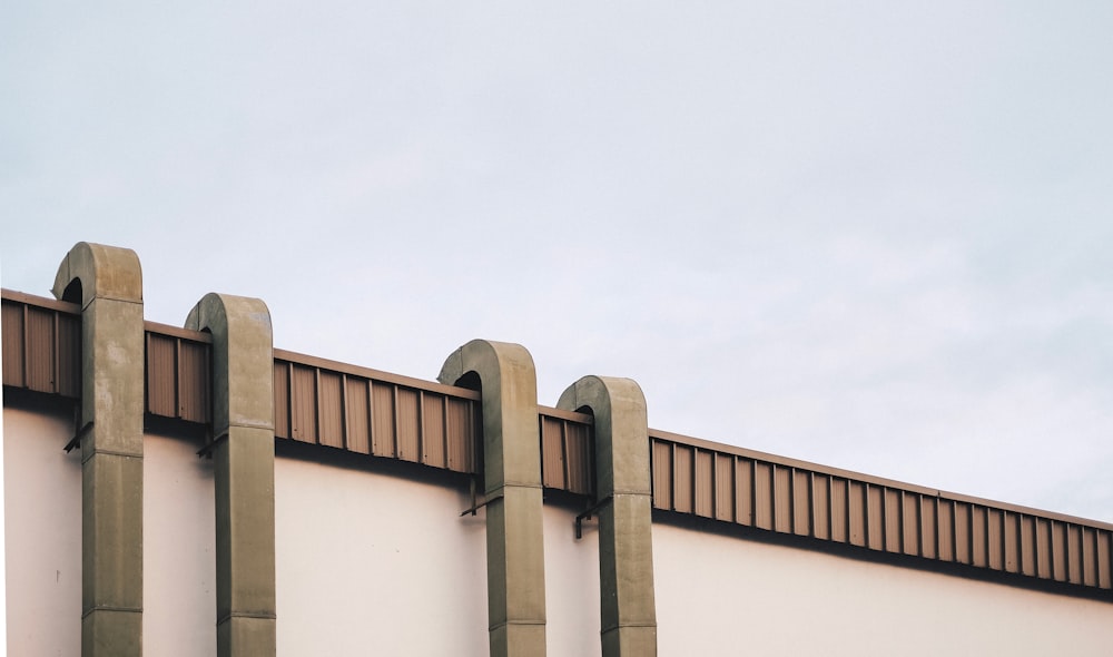 four vents on building's roof