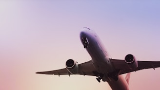 white Airplane-airport-transfer