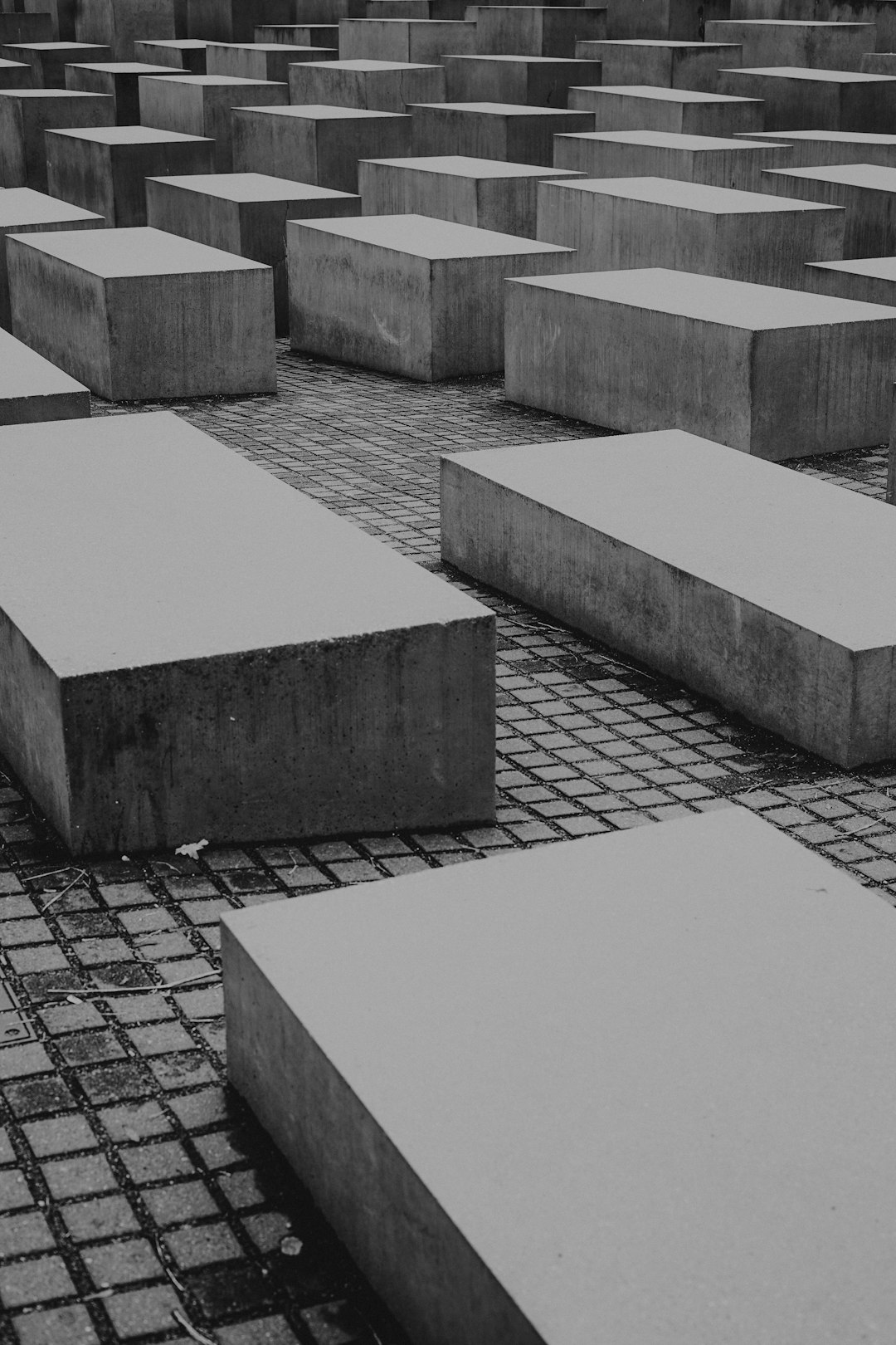 gray concrete blocks