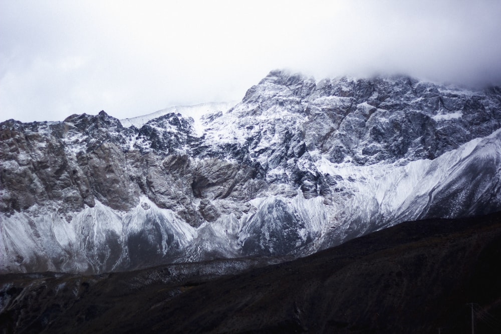 snow covered mountain