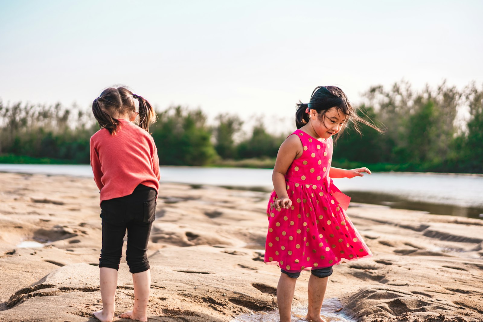 Sony a7R III + Sony Sonnar T* FE 55mm F1.8 ZA sample photo. Girl wearing pink dress photography