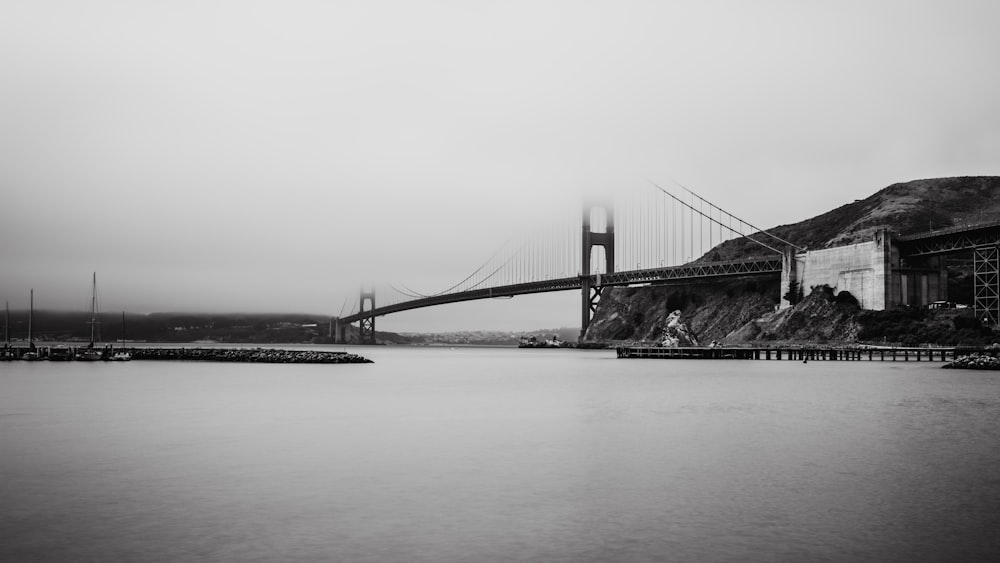grayscale photography of Golden Gate Bridge, San Francisco California