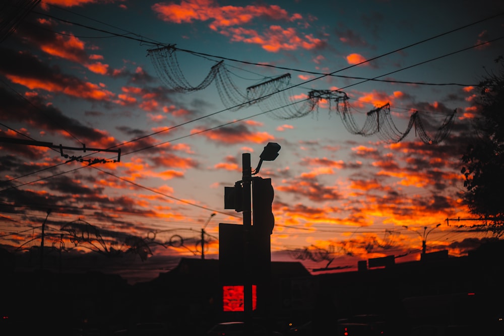 silhouette of building