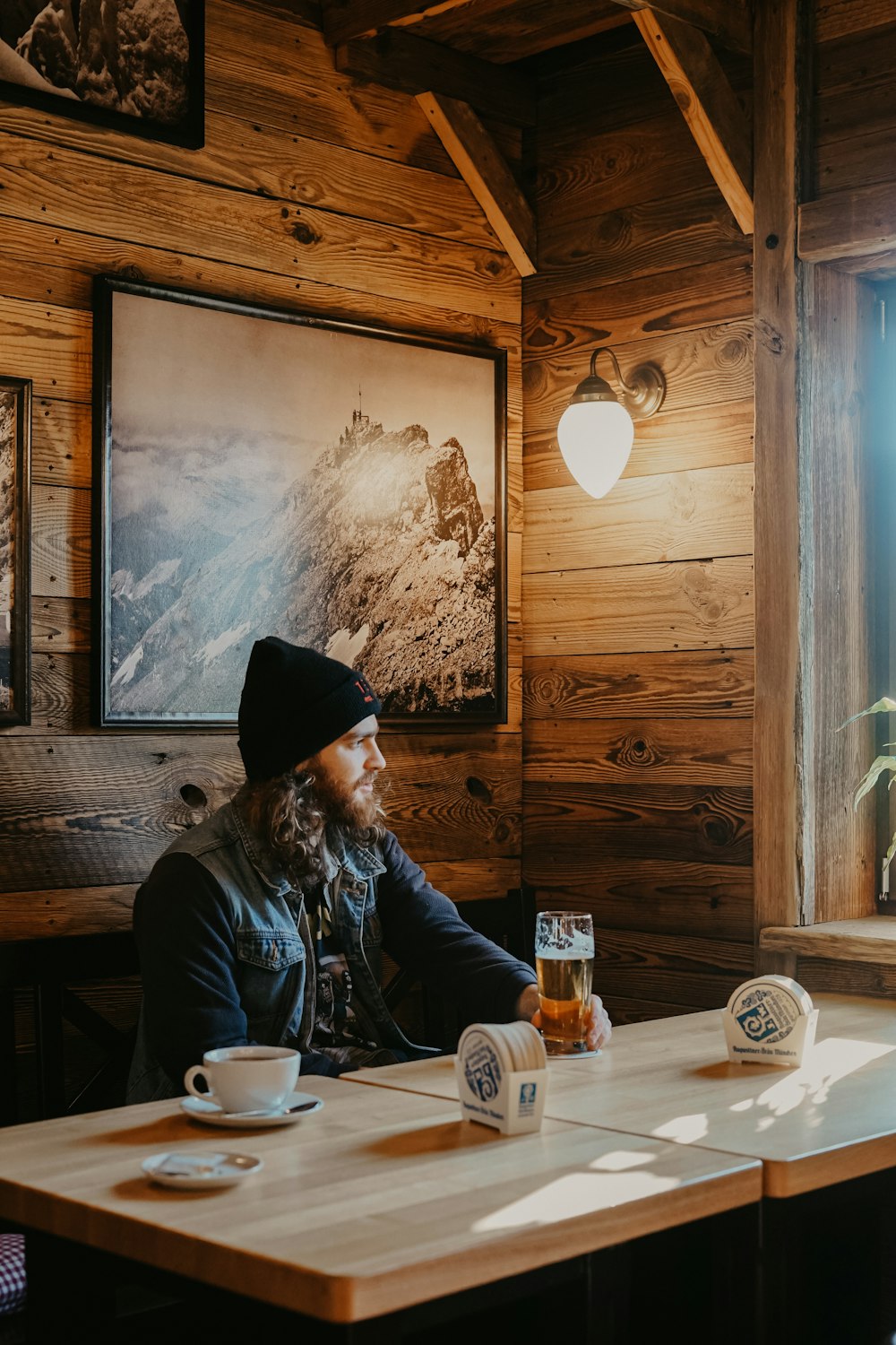 man sitting on chair