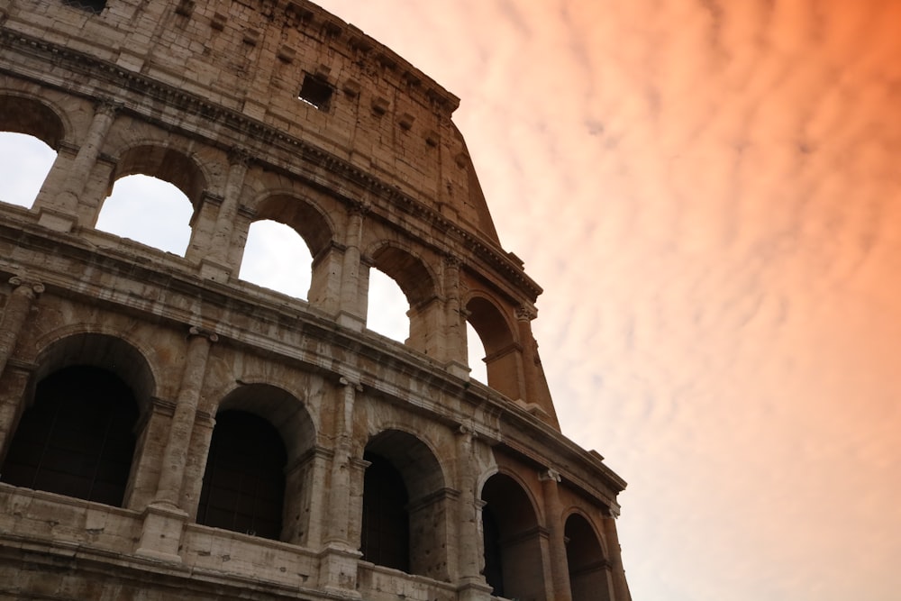 low angle photography of The Colosseum at daytime