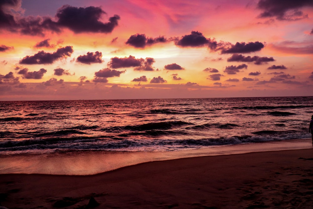 sea during golden hour