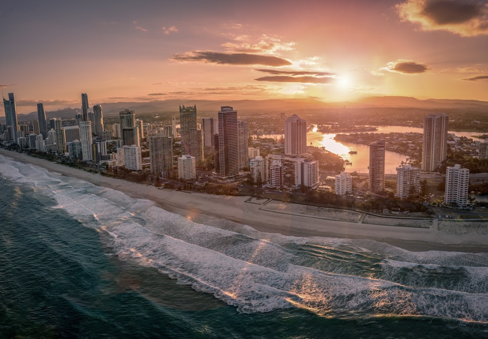 vista aérea da cidade