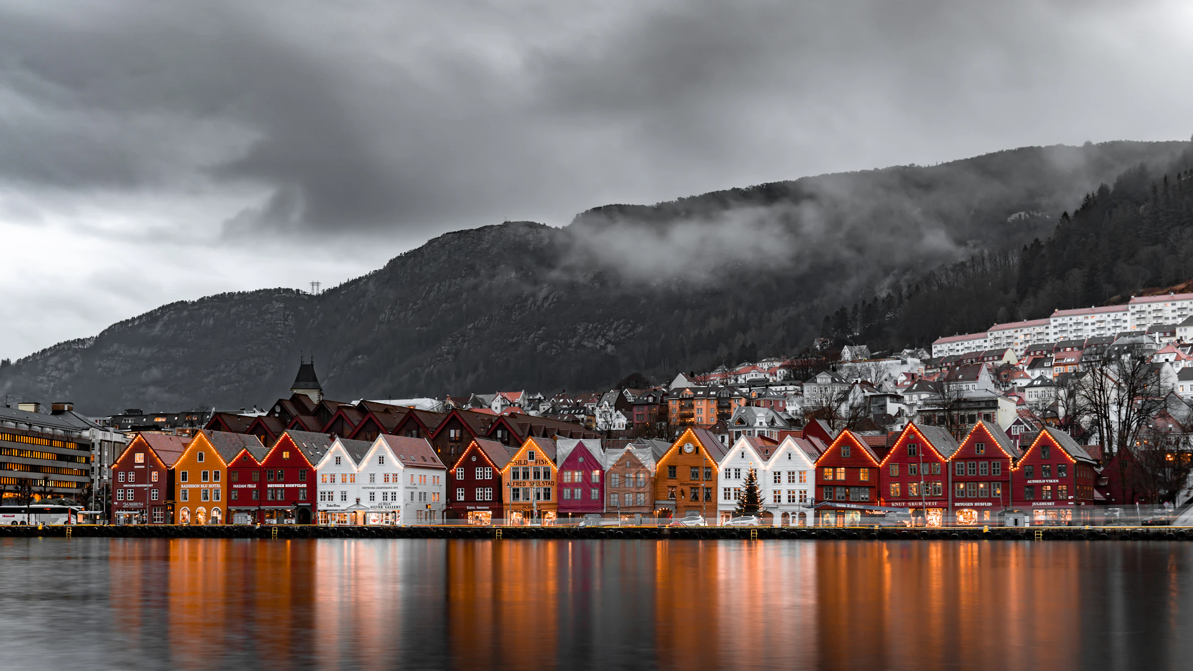 Bryggen i Bergen, Norge
