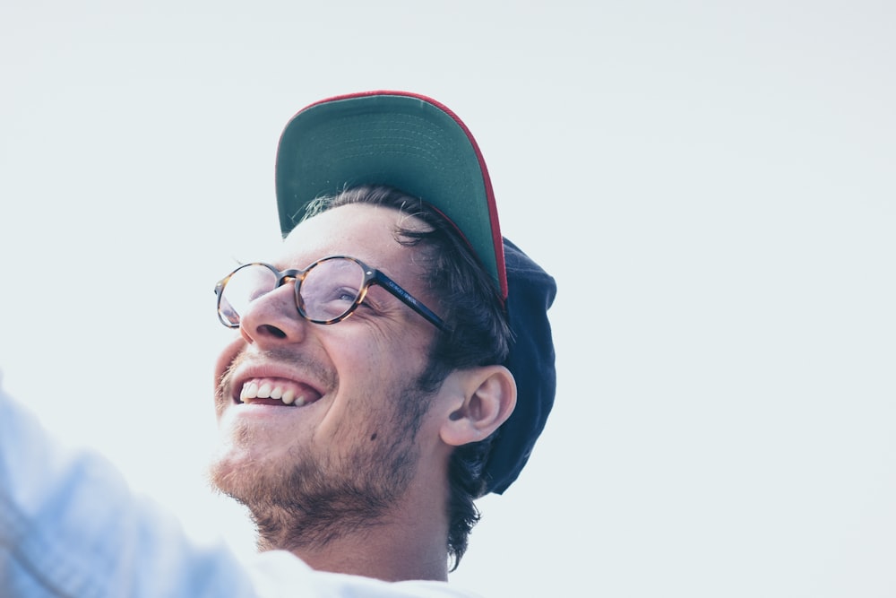 man wearing eyeglasses