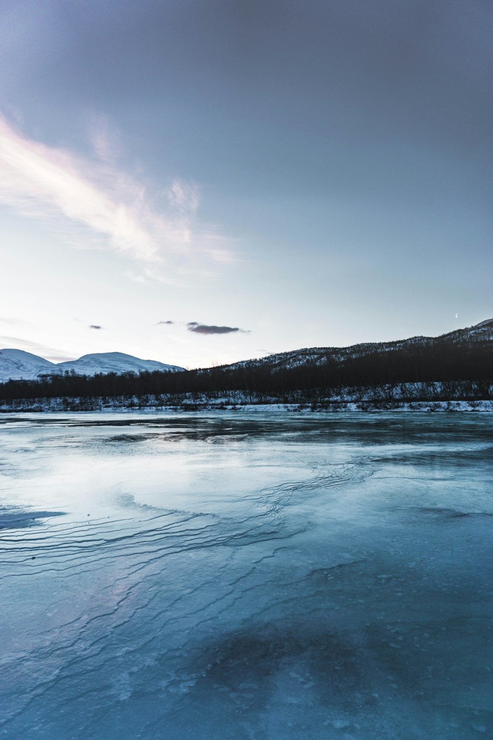 photography of mountain during winter