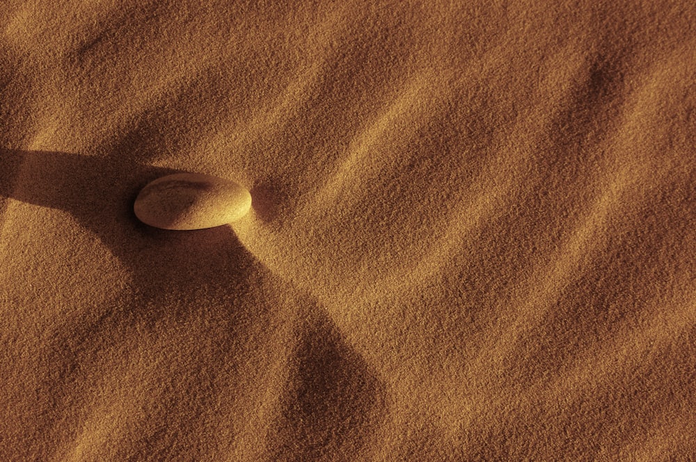 stone on desert