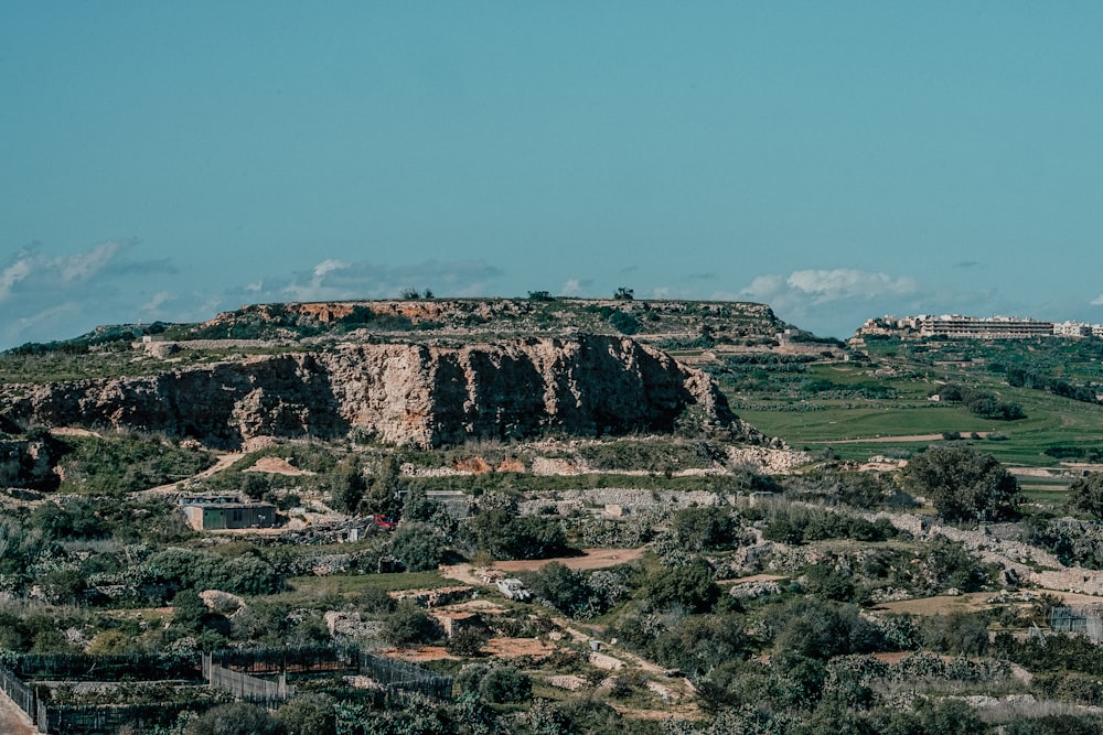 Montaña con vista a los árboles