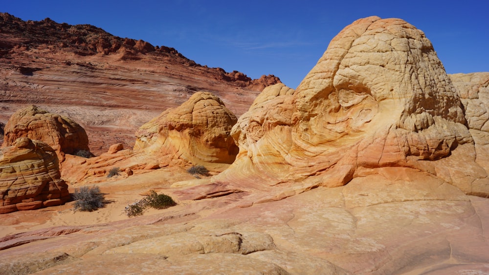 rock formations on mountain