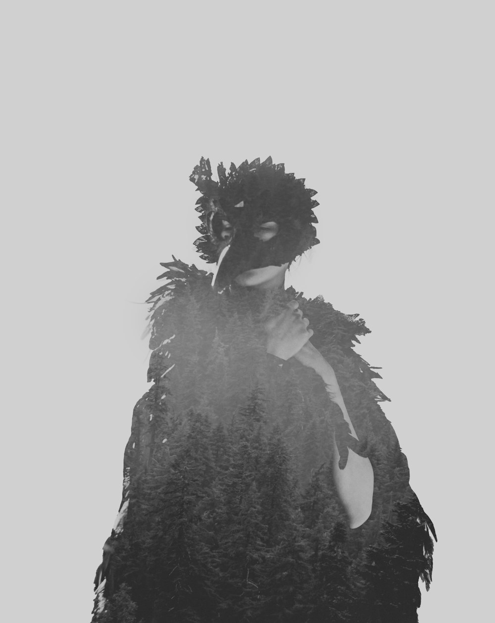 Foto Mujer con disfraz de cuervo negro adulto – Imagen Gris gratis en  Unsplash