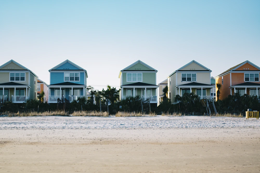 Coastal vacation rental home on stilts