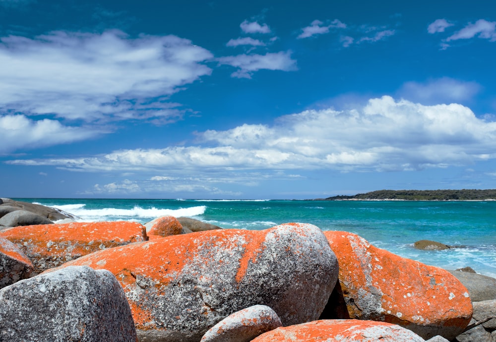 rocks by the sea shore