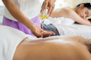 woman lying with prone position