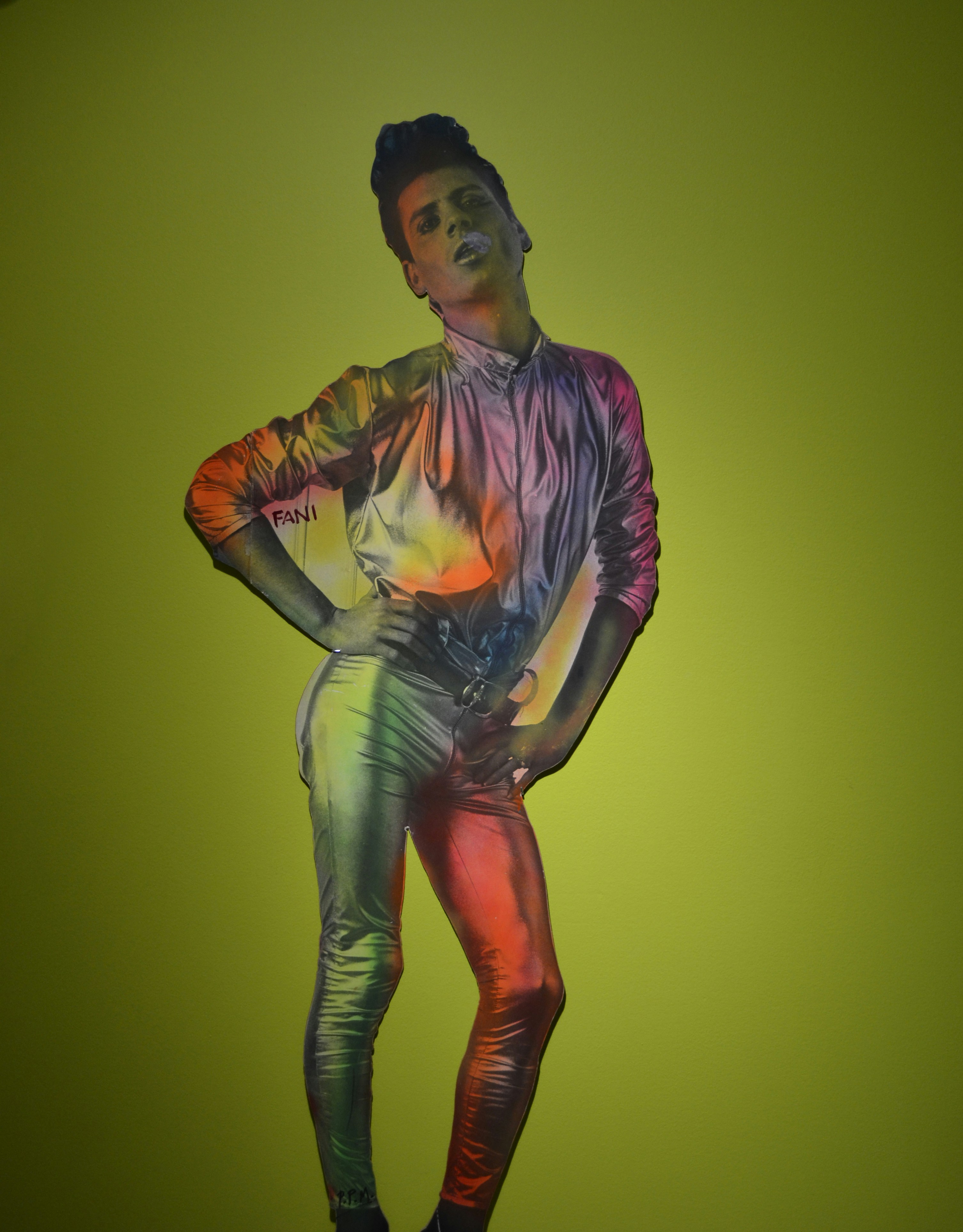green skin tight dress