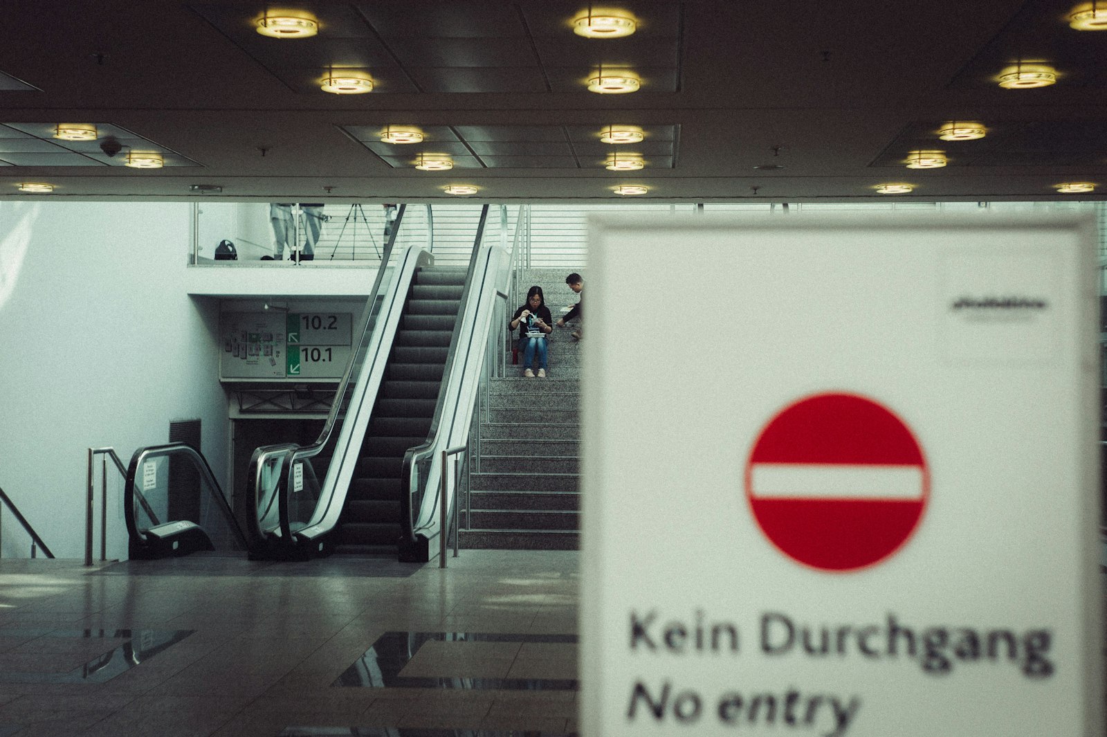 Leica M9 sample photo. White and red signage photography