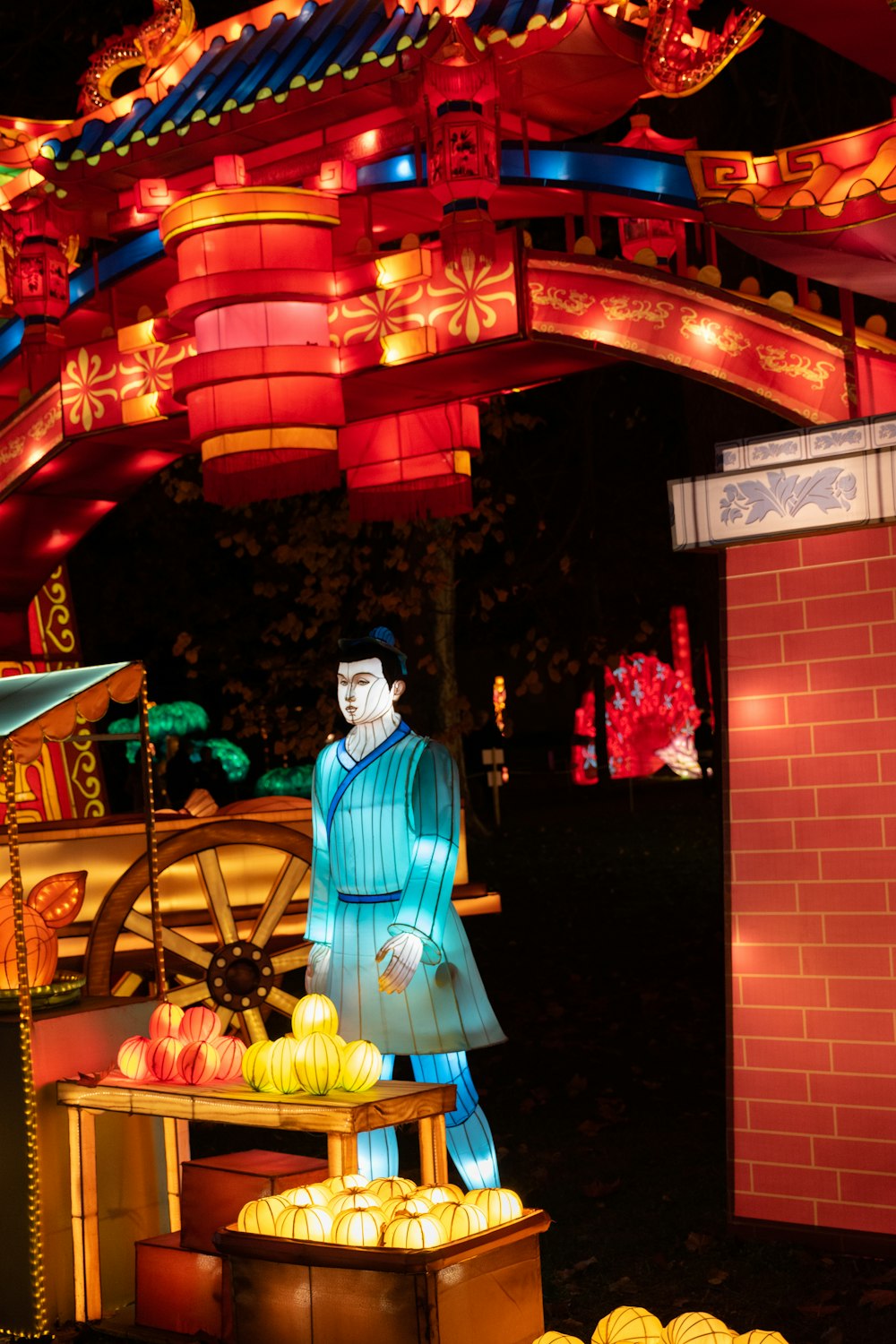 man wearing blue dress decor