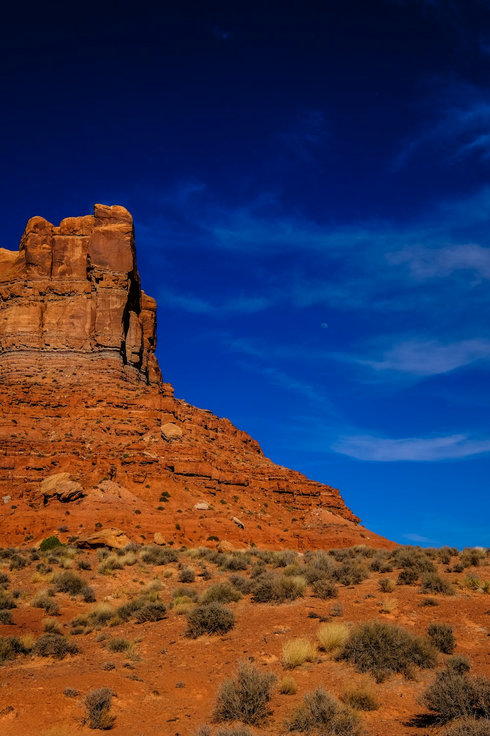 brown rock formation