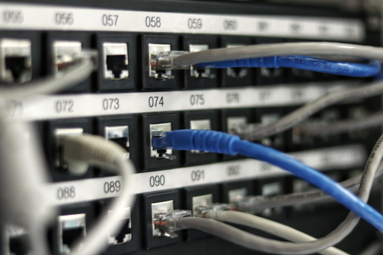IT server room and rack infrastructure