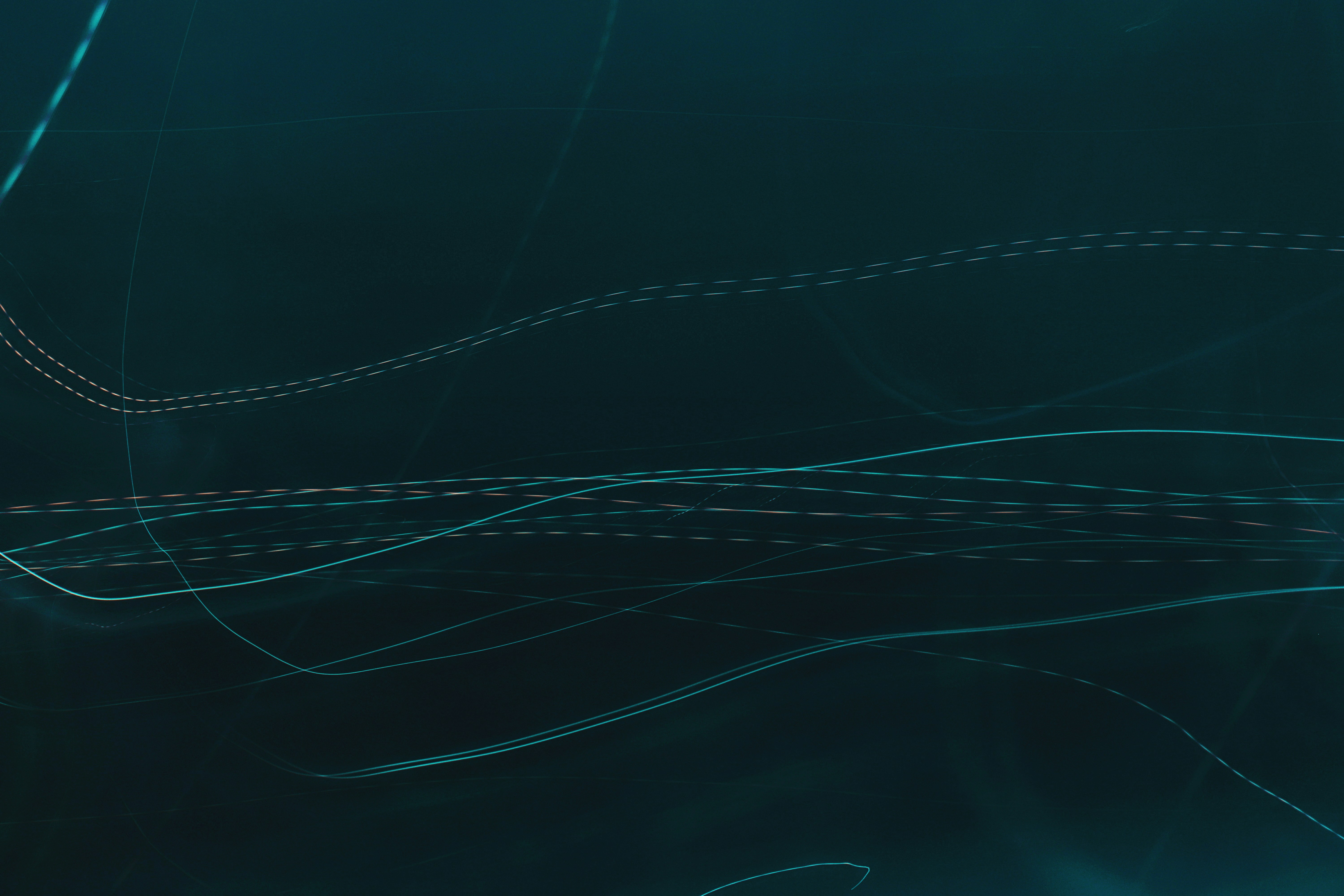 a blue abstract background with lines and dots