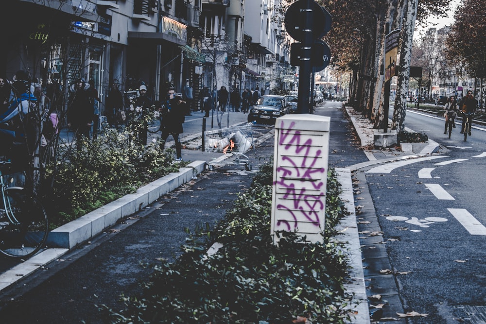 people walking on the street during daytime