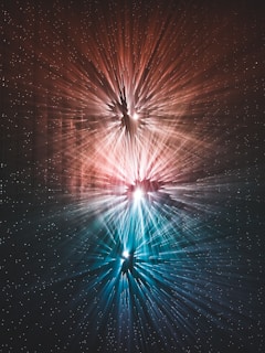 black and blue abstract painting