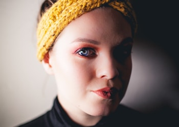 women's yellow headband